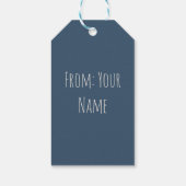 Nummer één vader cadeaulabel (Achterkant)