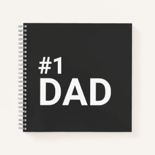 Nummer één vader Eenvoudig Minimalistisch Modern G Notitieboek
