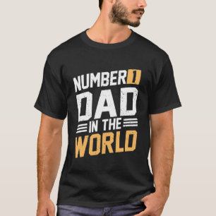 Nummer één vader ter wereld t-shirt