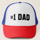 Nummer één vader trucker pet (Voorkant)