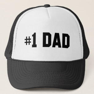 Nummer één vader trucker pet
