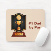 Nummer één vader van Par Mousepad Muismat (Met muis)