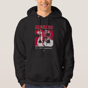 Nummer en Portret Nolan Arenado St Louis MLBPA 1 Hoodie