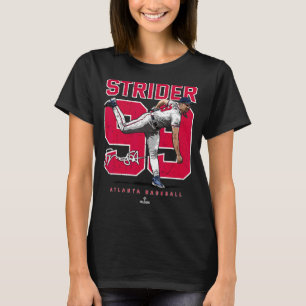 Nummer en Portret Spencer Strider Atlanta MLBPA T-shirt