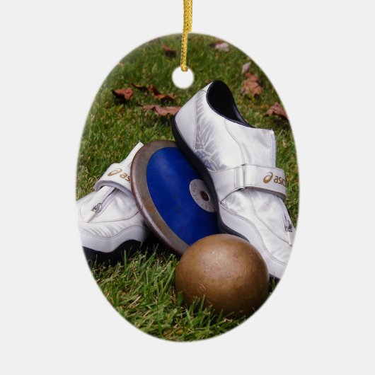 Nummer en veld keramisch ornament (Voorkant)