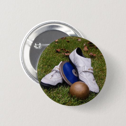 Nummer en veld ronde button 5,7 cm (Voorkant /achterkant)