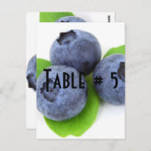 Nummer gasttabel briefkaart (Voorkant / Achterkant)