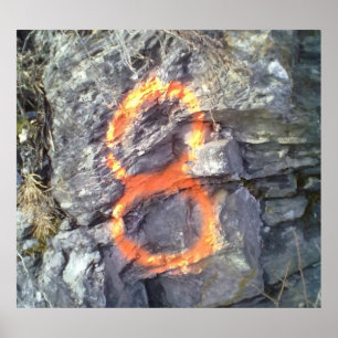 Nummer Mountain 8 Poster