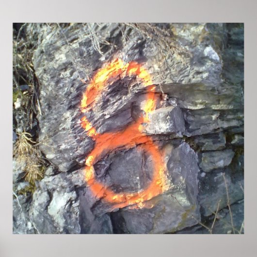 Nummer Mountain 8 Poster (Voorkant)