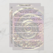 NUMMER SYMBOLISME - Uitnodiging (Voorkant / Achterkant)