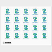 Nummer twee Stickers (Vel)