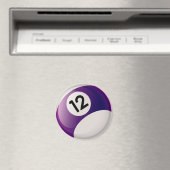 NUMMER TWELVE BILLIARDS BALL MAGNEET (Insitu (Vaatwasser))