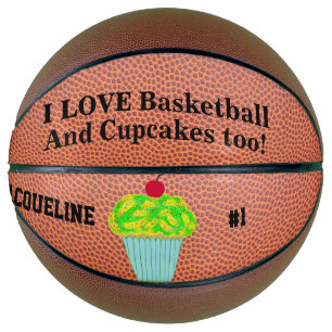 Nummer van de Basketball Cupcakes Basketbal