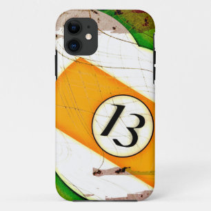 NUMMER VAN DE BILLIARDS BALL 13 iPhone 11 HOESJE
