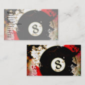 NUMMER VAN DE BILLIARTS 8 VISITEKAARTJE (Voorkant / Achterkant)