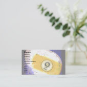 NUMMER VAN HET BILARDS BALL 9 VISITEKAARTJE (Staand voorkant)