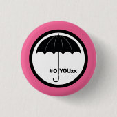 Nummer vier? Paraplu Ronde Button 3,2 Cm (Voorkant)