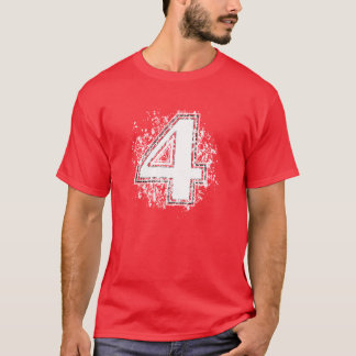 Nummer vier t-shirt