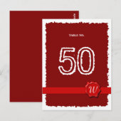 Nummer waszegel briefkaart (Voorkant / Achterkant)