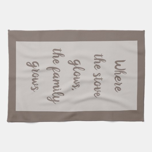 Nummer - Witte keukenhanddoeken (Horizontaal)