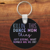 Nummer zijn we op Fun Dance Mam Dancing Moederdag Sleutelhanger (Voorkant)