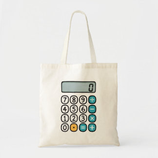 Nummerdag Eenvoudige Rekenmachine Wiskunde Boodsch Tote Bag