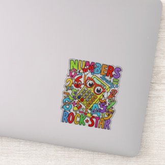 Nummerdag Wiskunde Sticker voor Kinderen UK Klaslo