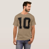 Nummereren T-shirt (Voorkant volledig)