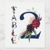 Nummerlijst Wijnlabel. Wijnlabel Wijn Etiket (Enkel label)