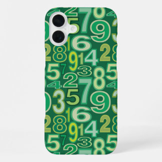 Nummerpatroon iPhone 16 Plus Hoesje