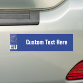 nummerplaat van de Europese Unie Bumpersticker (Op auto)
