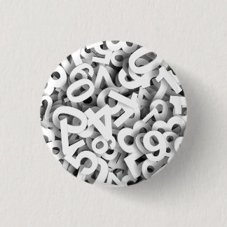 NUMMERS 3 RONDE BUTTON 3,2 CM