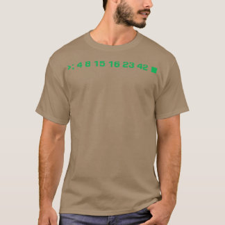 Nummers 4 8 15 16 23 42 Funny TV Parody T-shirt