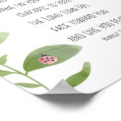 Nummers 6:24-26 Bijbel Verse Print (Hoek)