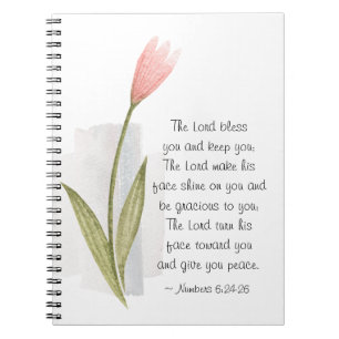 Nummers 6:24-26 The Lord Bless You and Keep You Notitieboek