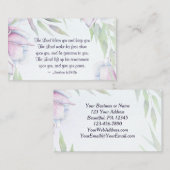 Nummers 6:24-26 The Lord Bless You, Bijbelse Verse Visitekaartje (Voorkant / Achterkant)