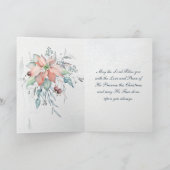 Nummers 6:24-26 The Lord Bless You Kerstmis Feestdagen Kaart (Binnen)