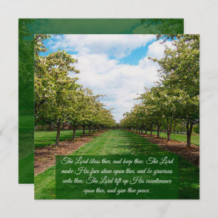 Nummers 6:24-26 Vlakke Kaart