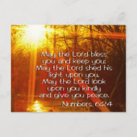 NUMMERS 6:24 BIBEL VERSE - KAN DE LORDE ZWART U KU