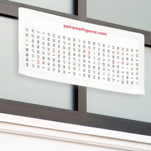 Nummers Banner 1 mini (Buitenkant Gebouw)