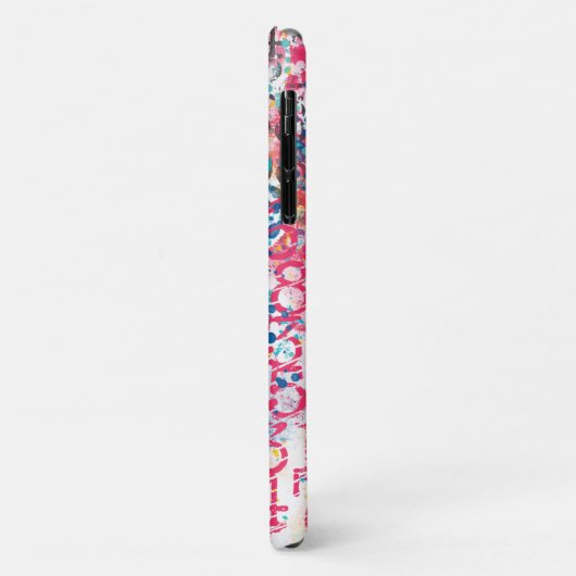 Nummers Hearts Love Graffiti Collage Case-Mate iPhone Case (Achterkant/links)