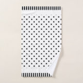 Nummers Kinder zwart en wit Bad Handdoek (Handdoek)