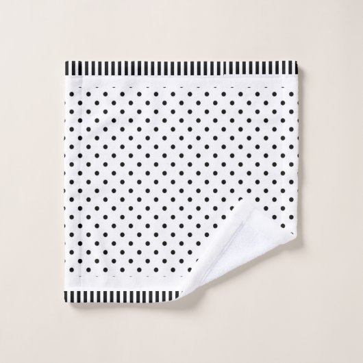 Nummers Kinder zwart en wit Bad Handdoek (Wasdoekje)