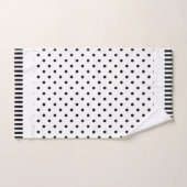 Nummers Kinder zwart en wit Bad Handdoek (Handdoek)