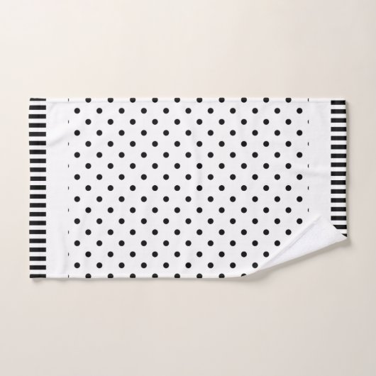 Nummers Kinder zwart en wit Bad Handdoek (Handdoek)