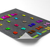 Nummers leren voor kinderen poster (Hoek)