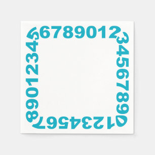 Nummers Lijst servetten