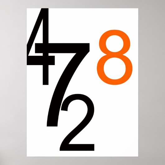 Nummers Poster (Voorkant)