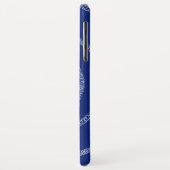 Nummers spiral voor Pi op Navy Blue Case-Mate iPhone Case (Achterkant/links)