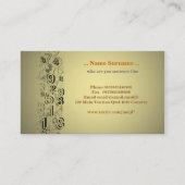 Nummers visitekaartje (Voorkant)